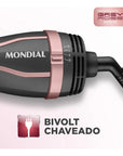 MONDIAL Escova Secadora Keratin, Bivolt, 1200W, - ES-11-BI