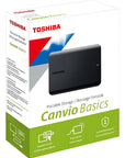 HD Externo Toshiba 1TB Canvio Basics Preto HDTB510XK3AA