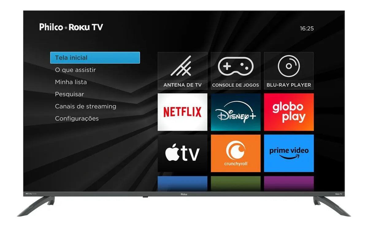 Smart TV 50” Philco Roku TV LED Dolby Audio PTV50VA4REGB
