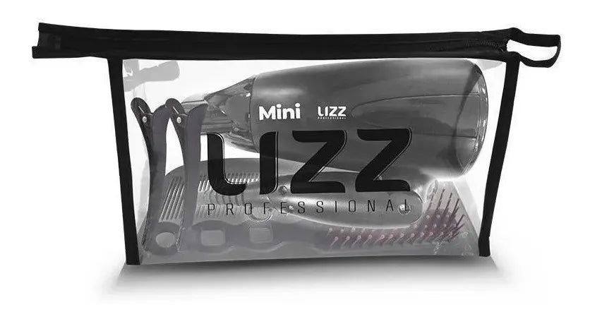 Secador De Cabelo Lizz Mini Preto 1200w Viagem Bivolt
