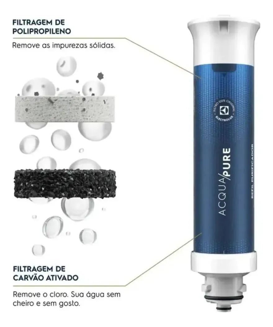 Purificador De Água Eficiente Electrolux Cor Preto 110v/220