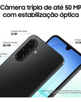 Smartphone Samsung Galaxy A17 5G, 128GB, 4GB, 50MP Tela 6.7" - Preto