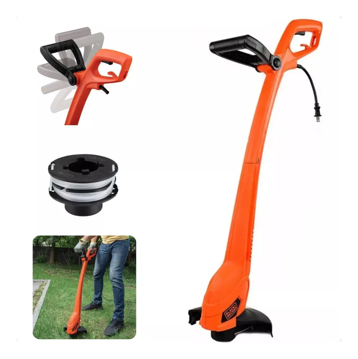 APARADOR DE GRAMA 500W 9 (230MM) 127V GL350-BR