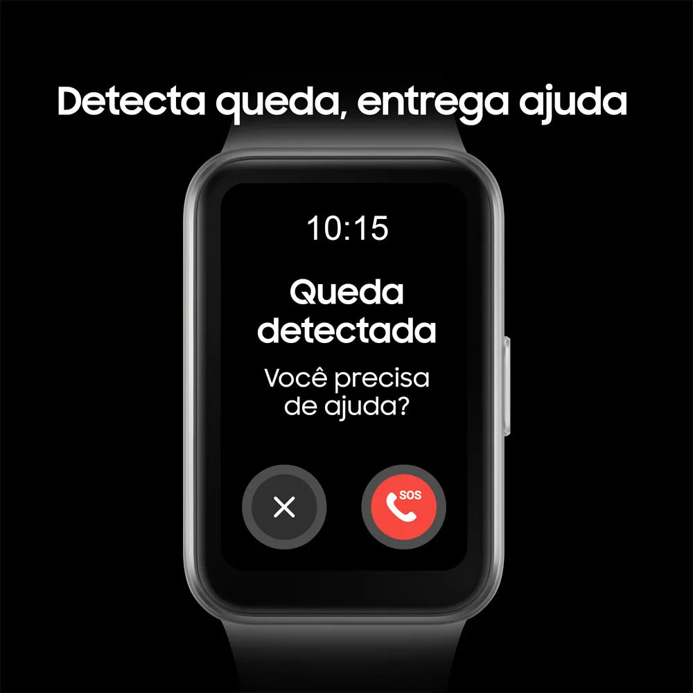 Samsung Smartwatch Galaxy Fit3 Prata, Pulseira Branca