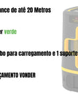 NIVEL LASER 20M RECARREGAVEL NLR020 VD