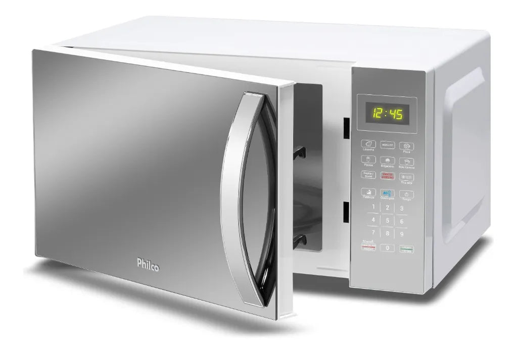Micro-Ondas Philco 25L Limpa Fácil PMO28E 220V 1100W PRATA