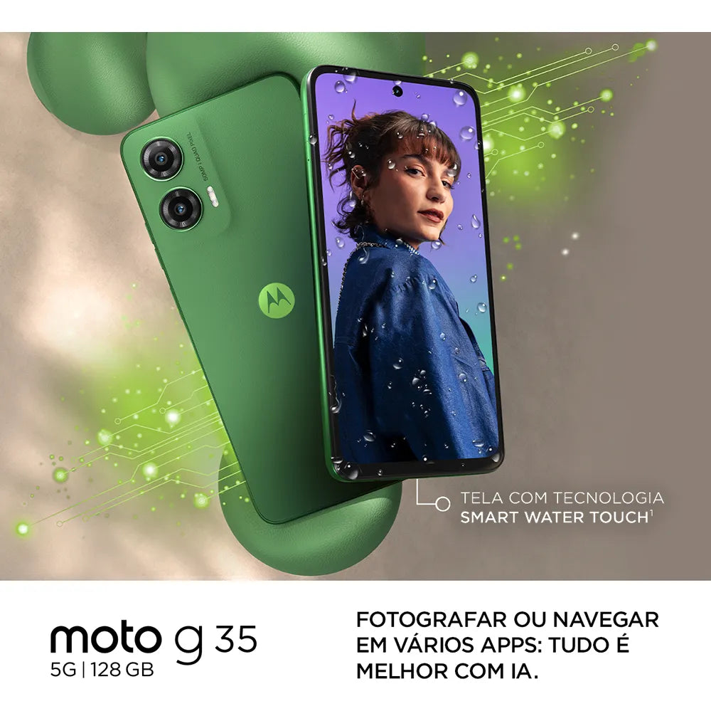 Smartphone Motorola Moto G35 5g - 128gb 12gb Verde
