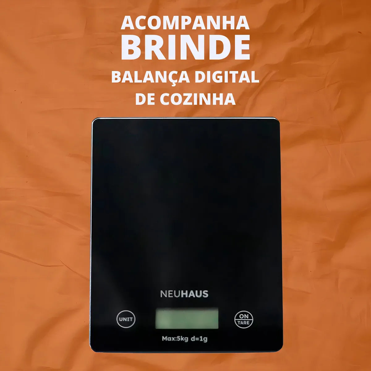 Jogo De Panelas 5 Peças + Balança Digital Marble - Vanilla