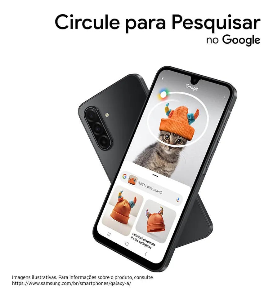 Smartphone Samsung Galaxy A17 5G, 128GB, 4GB, 50MP Tela 6.7&quot; - Preto