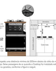 Cooktop Itatiaia Essencial 4 Bocas - Preto