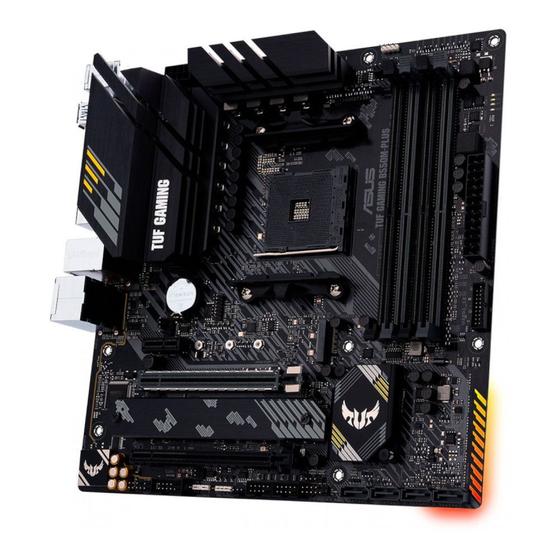 Placa-mãe Asus P/amd Am4 B550m-plus Tuf Gaming 4xddr4 Matx