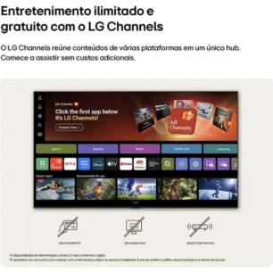 Smart TV LG 50 polegadas 4K UHD NANO AI LED com HDR e IA 50UN85CBPSA.BWZ HDR10 Dolby Digital