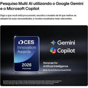 Smart TV LG 50 polegadas 4K UHD NANO AI LED com HDR e IA 50UN85CBPSA.BWZ HDR10 Dolby Digital