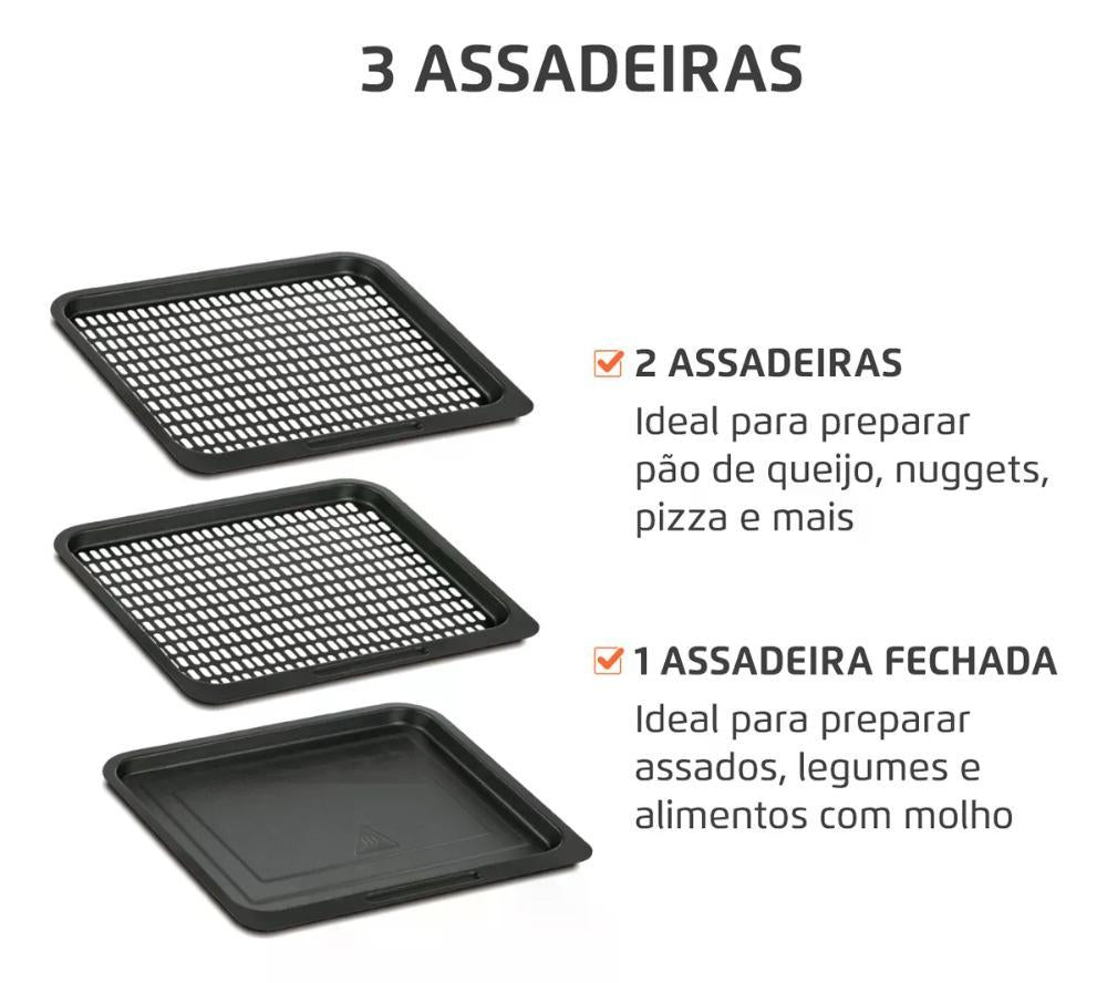 Fritadeira Air Fryer Oven 12L Mondial AFON-12L-BI 127V
