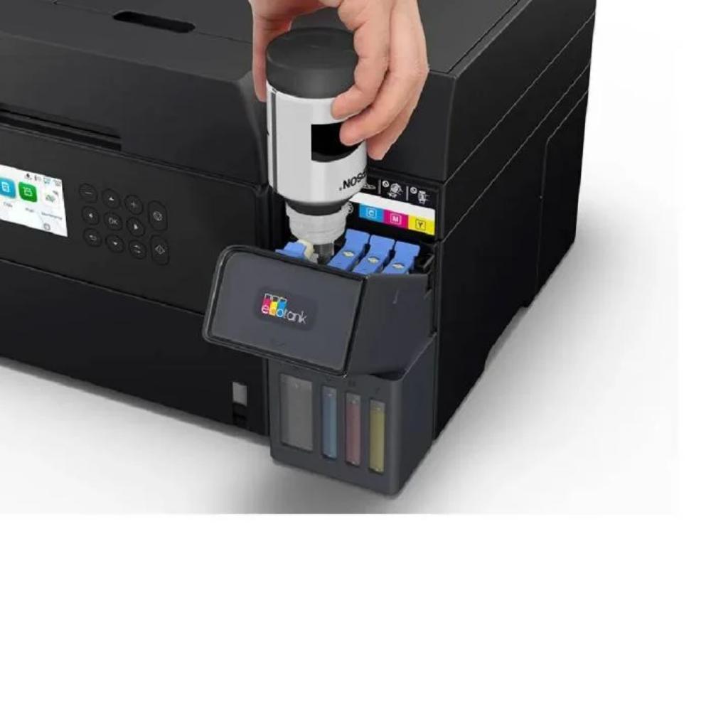 Impressora Multifuncional Epson EcoTank L6370 Jato de Tinta Colorida WiFi Preta Bivolt