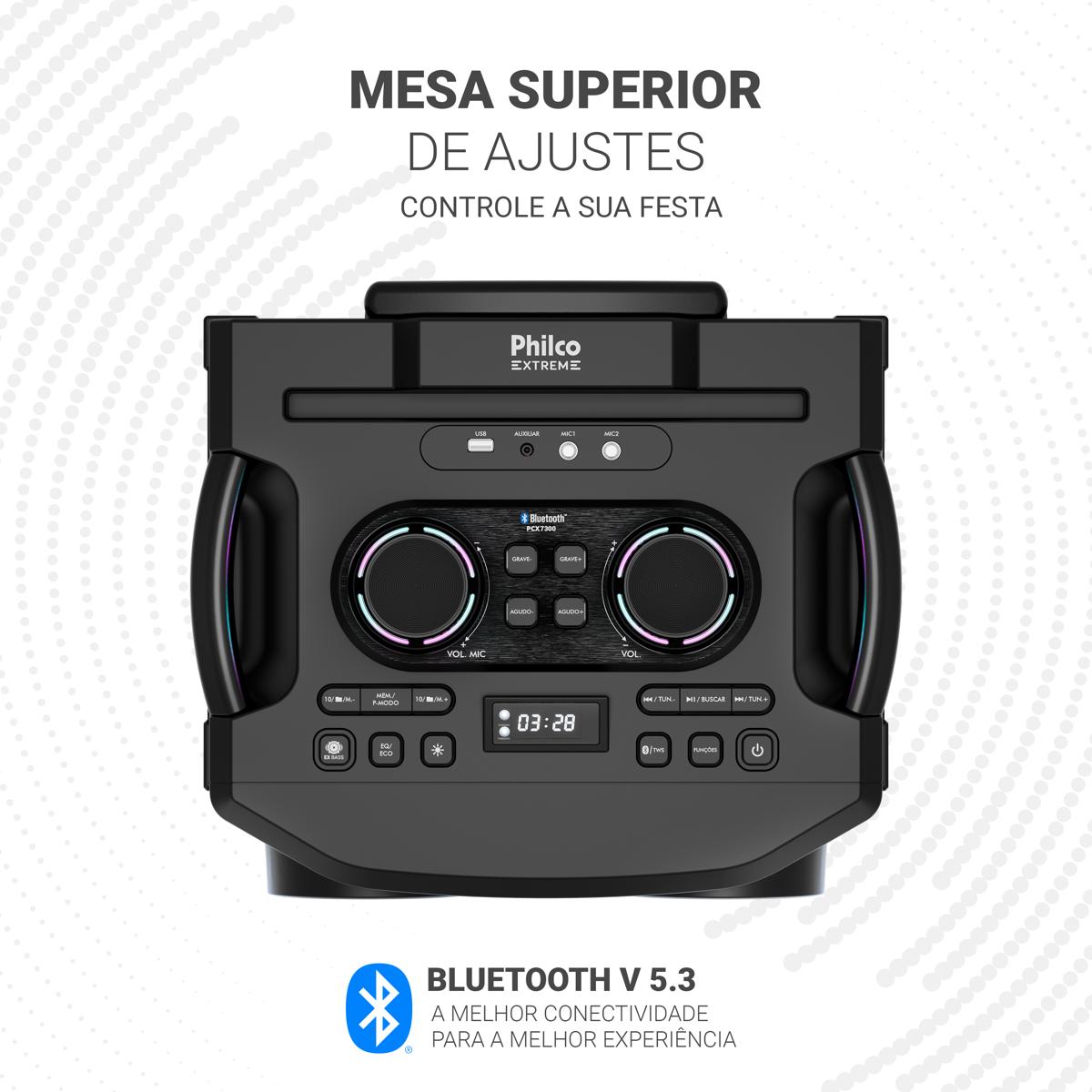 CAIXA DE SOM PHILCO 1700W PCX 7300