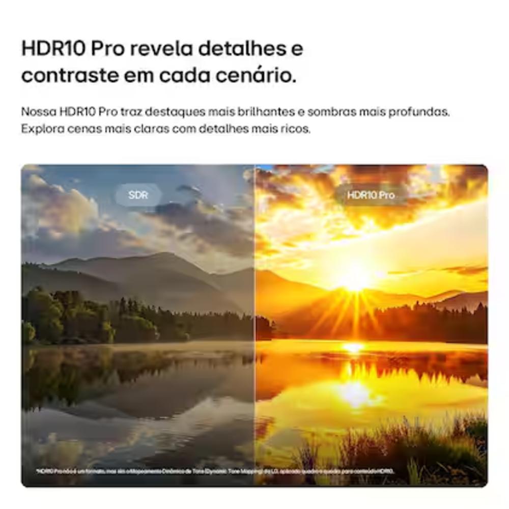 Smart TV LG 55 polegadas 4K Ultra HD Nano AI LED com HDR 55UN85CBPSA.BWZ