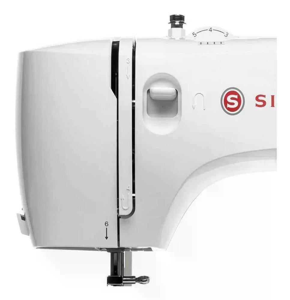 MAQUINA COSTURA SINGER M2505 BRANCA 127V