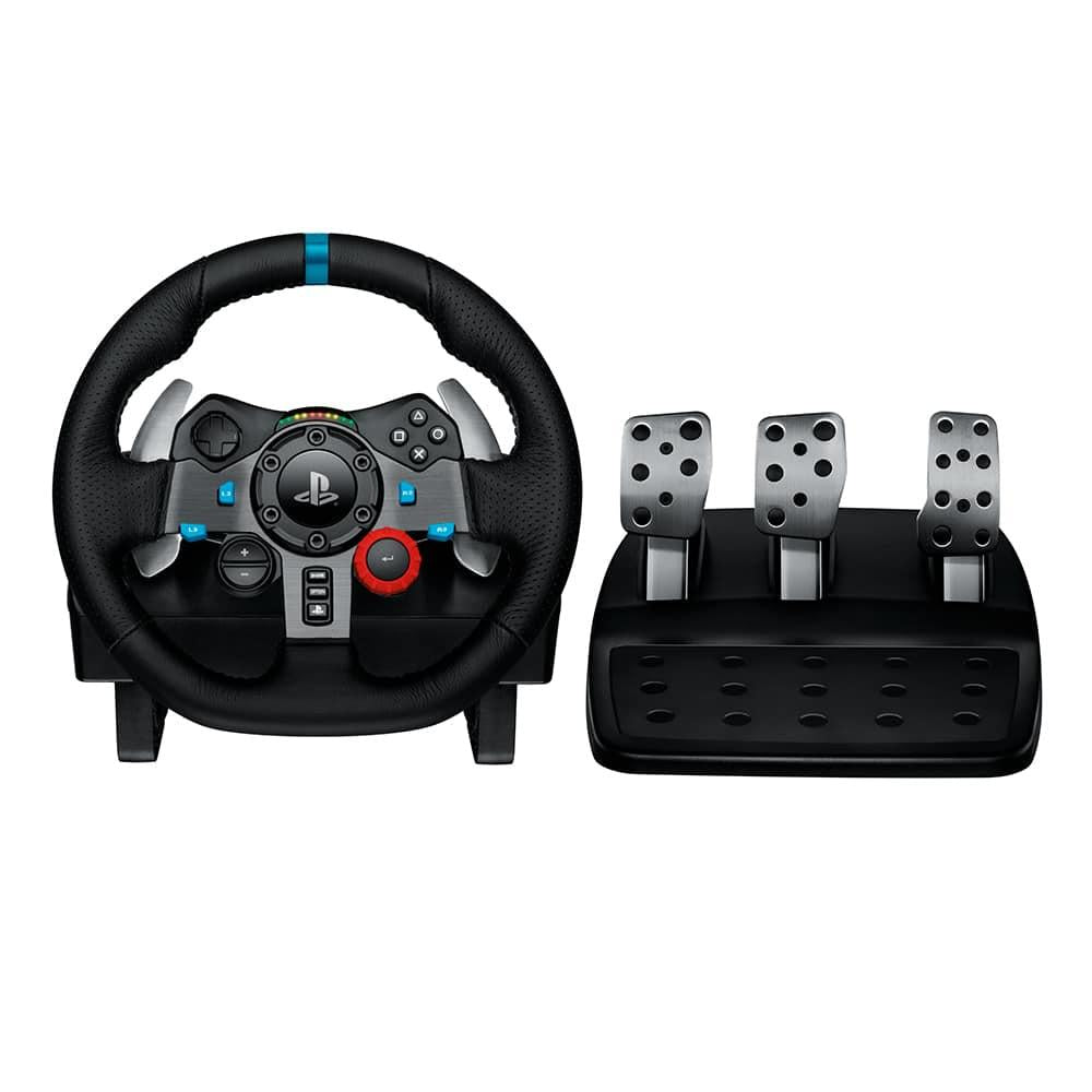Volante Logitech Driving Force G29 Volante e Pedais para PS5, PS4, PS3 e PC Preto
