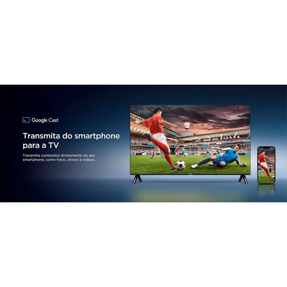 Smart TV LED 50 polegadas SEMP S42 Full HD 60Hz G–TV 50S42 HDR10 Preto Dolby Audio