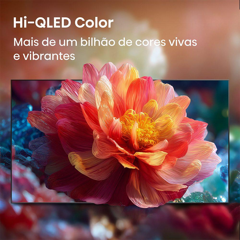 Smart TV Hisense 75 polegadas QLED 4K Vidaa U9 75Q6QVV Dolby Vision HDR10+