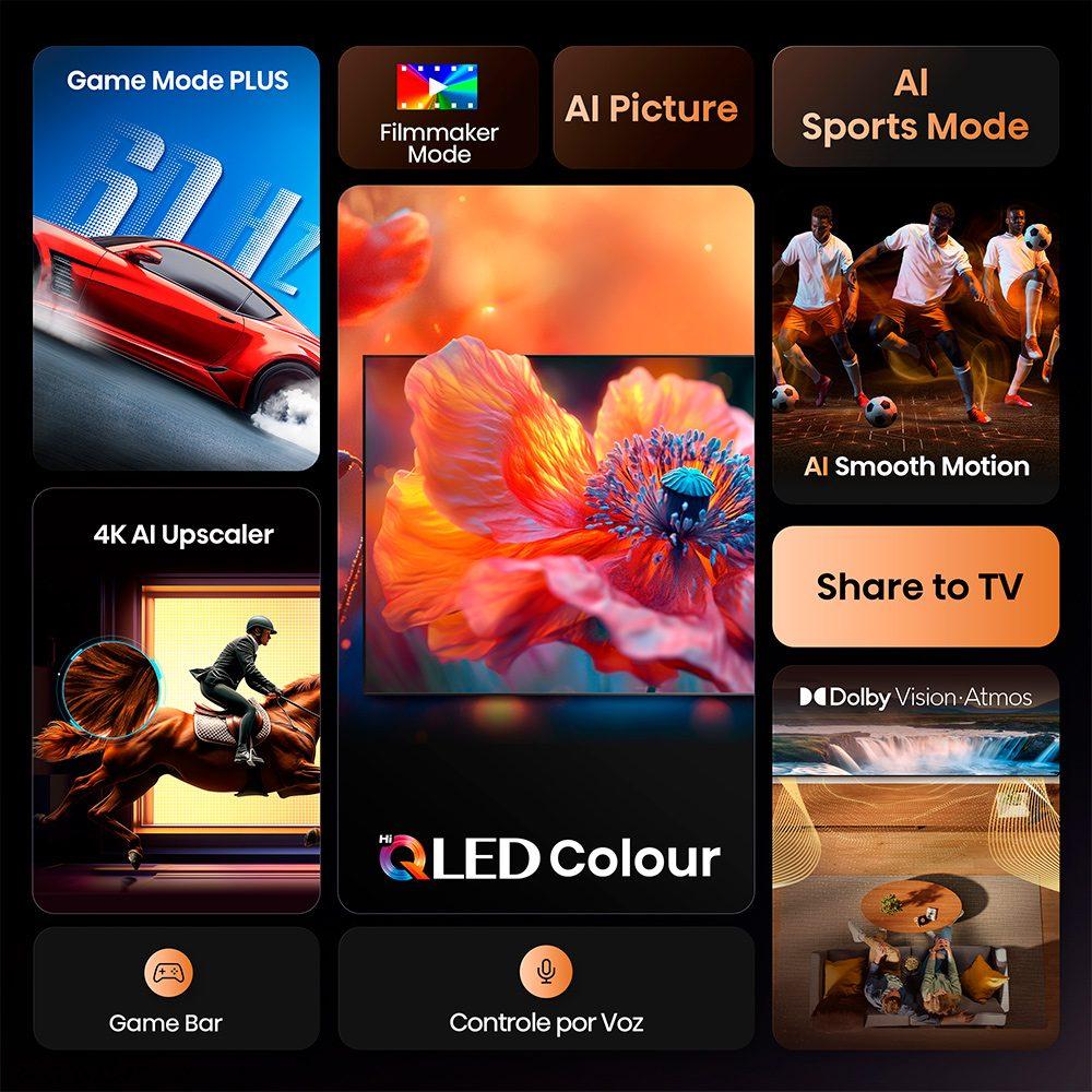 SMART TV TESLA QLED 65" 4K UHD 65USAG