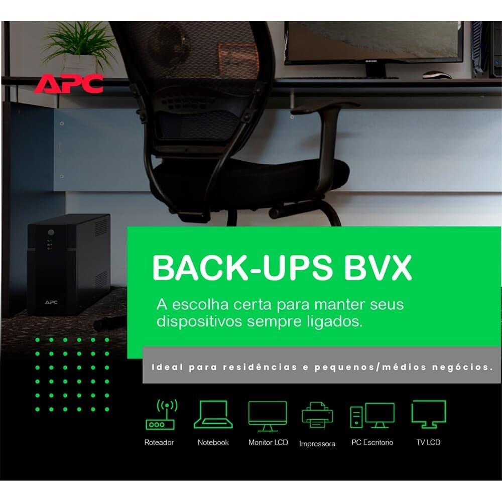 NOBREAK APC BACK-UPS 1200VA BI-115 BVX12