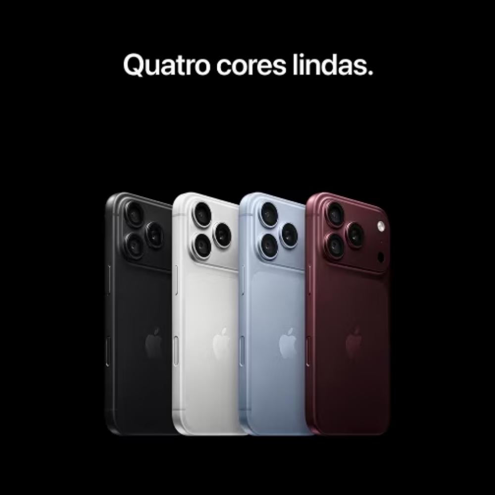 Apple iPhone 18 Pro 512GB Black Tela 6,3 pol. Câmera Tripla Principal Fusion 48 MP