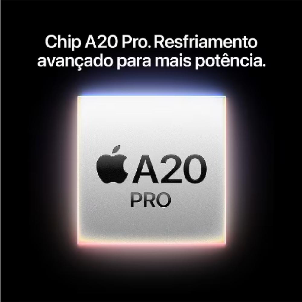 Apple iPhone 18 Pro 512GB Black Tela 6,3 pol. Câmera Tripla Principal Fusion 48 MP