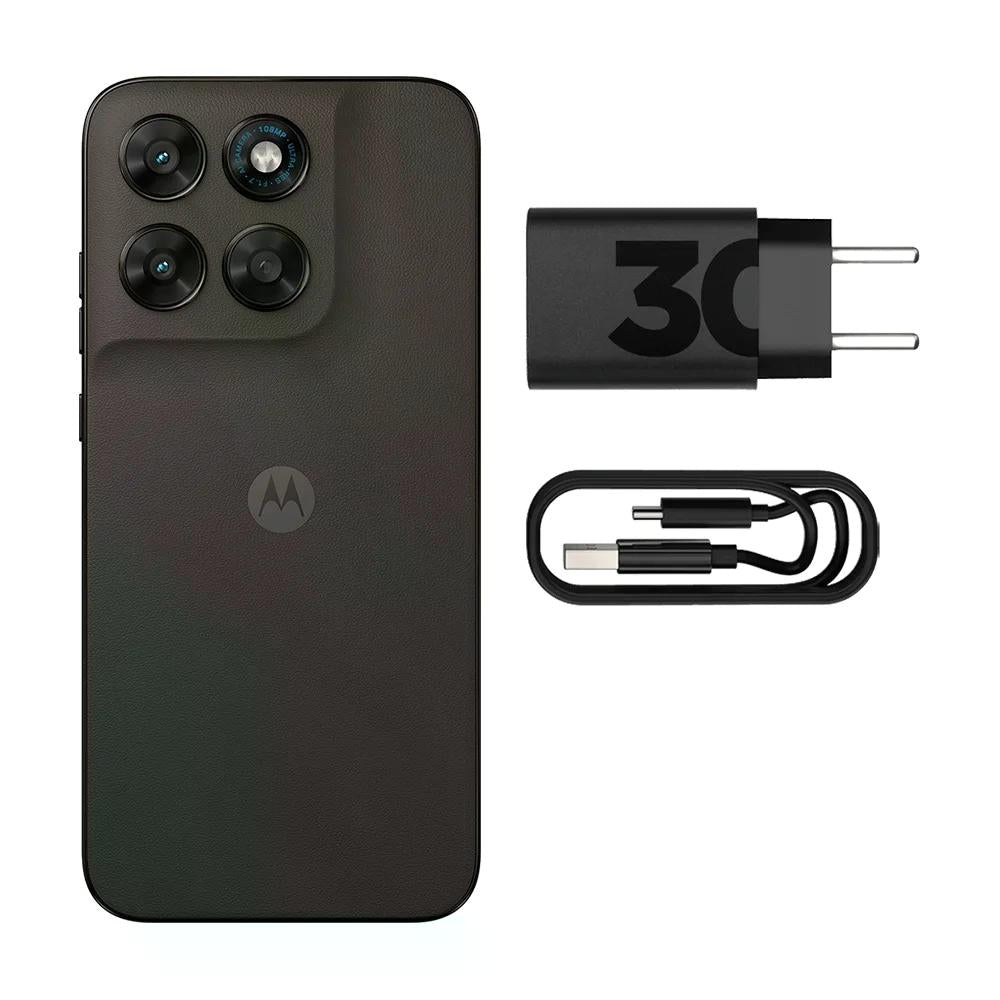 Smartphone Moto G77 5G 256GB 8GB + 16GB RAM Boost Marrom Tela 6,8 pol. Câmera Dupla 108MP