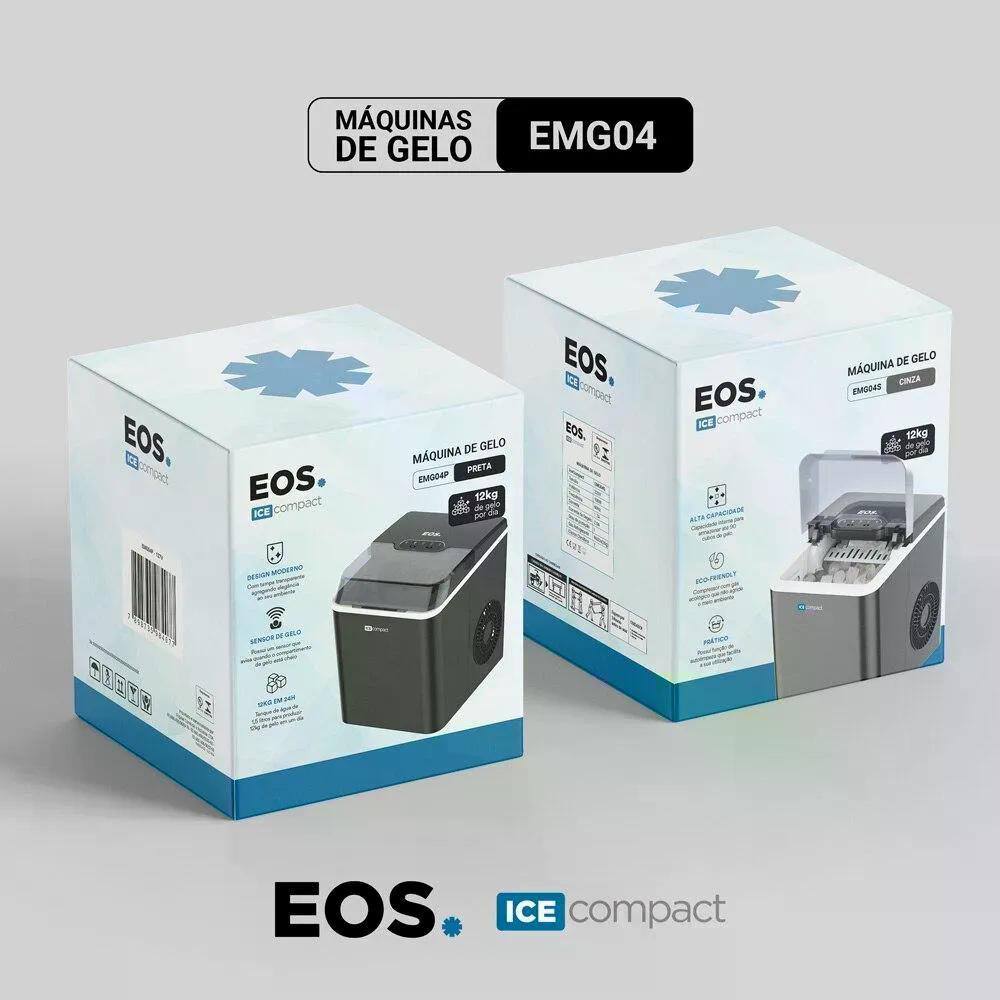 MAQUINA DE GELO 12KG EOS ICE COMPACT