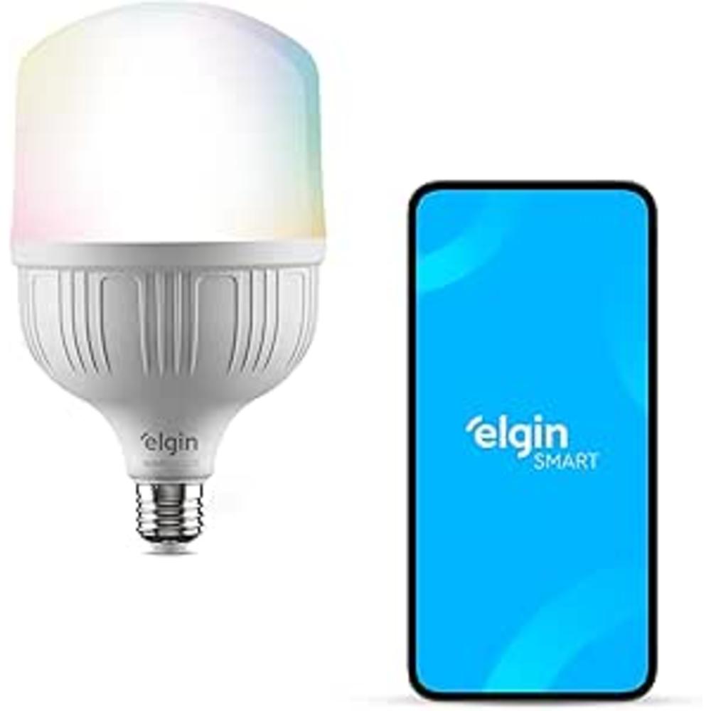 Lâmpada Led Smart 20W Compatível com Assistente Controle por Voz Cores RGB Bivolt