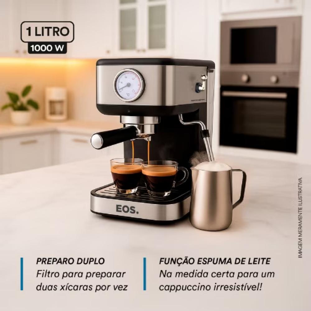 CAFETEIRA ESPRESSO 1,2L 20 BAR ECF08EC 1