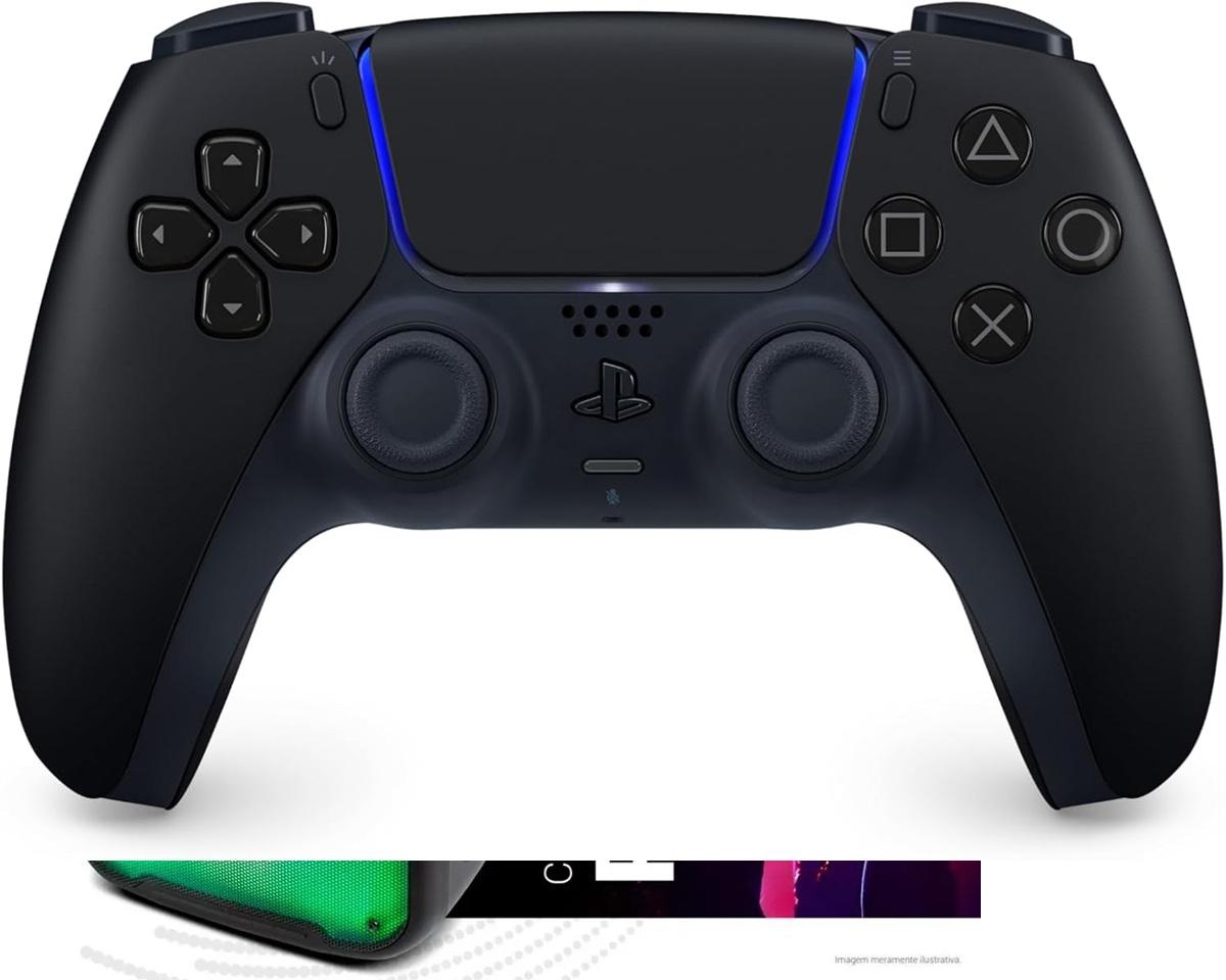 CONTROLE SEM FIO DS™ PS5 MIDNIGHT BLACK