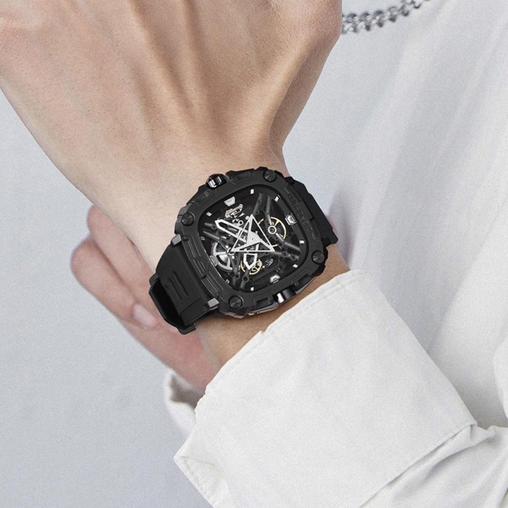 Relógio Masculino CIGA design Eye of Horus Black X051 BB01 W5B