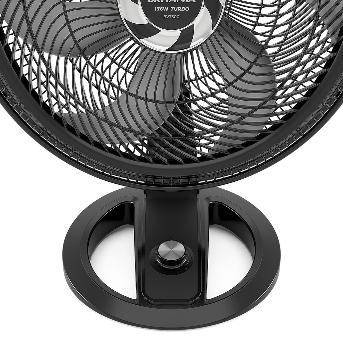 Ventilador Britânia 2 em 1 BVT500 Tecnologia Maxx Force 176W 127V Preto