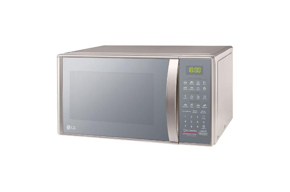 MICRO ONDAS 220V LG MS3043BRA 30L PRATA