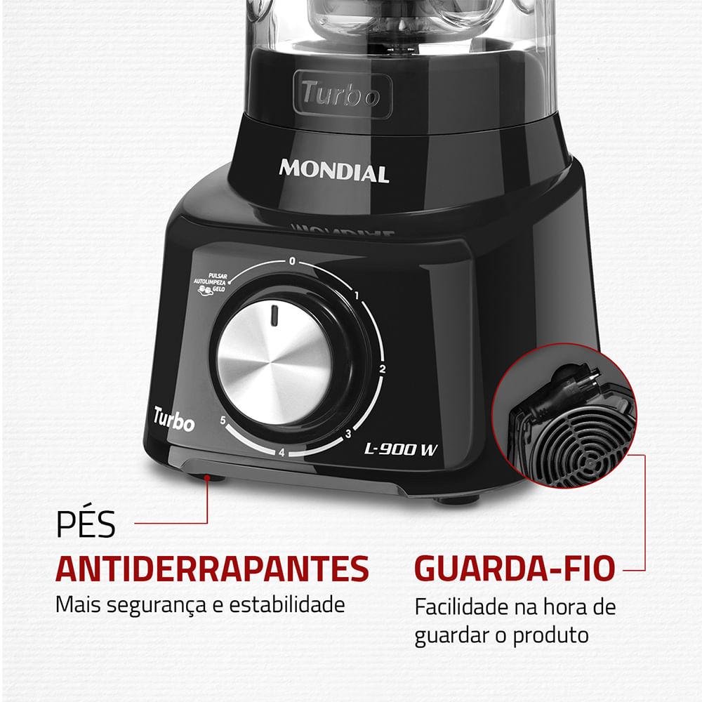 LIQUIDIFICADOR TURBO FULL L-900 FB 127V