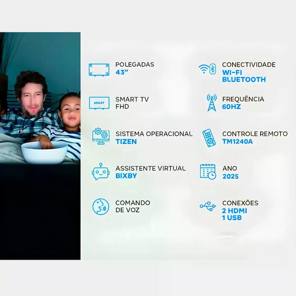 SMART TV SAMSUNG 43" FULL HD LSF6000F