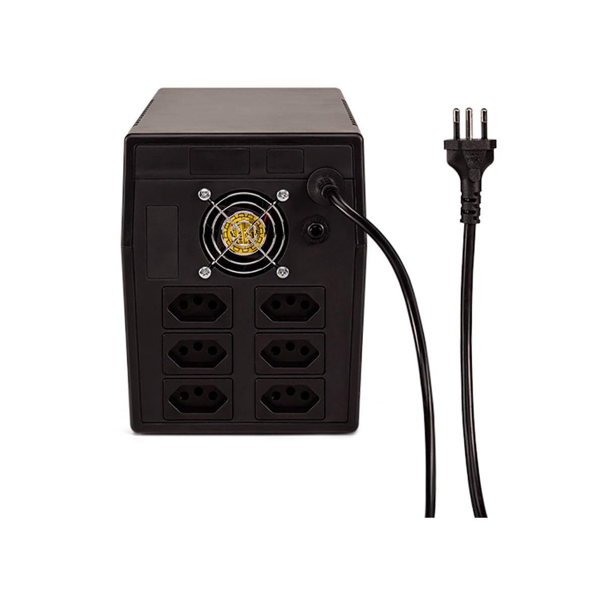 Nobreak Intelbras Interativo Monovolt XNB 1800VA 120V Preto