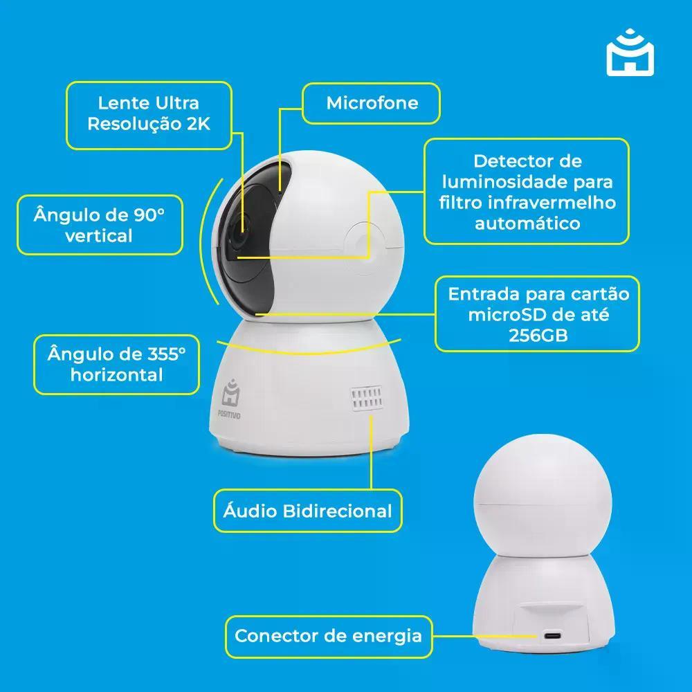 SMART CAMERA 360° BOT WI-FI POSITIVO 3ªG