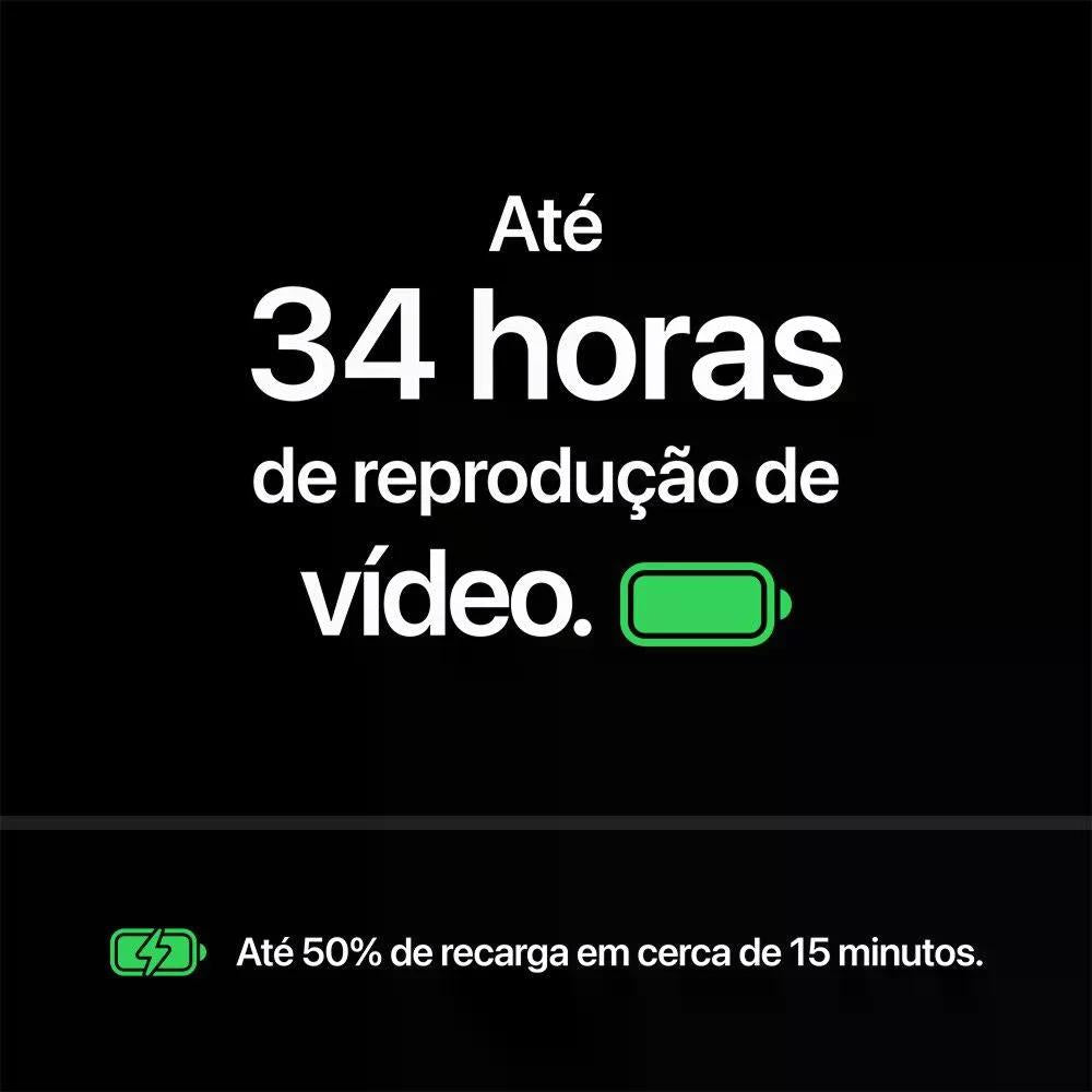 Apple iPhone 18 PRO 256GB Black Tela 6,3 pol. Câmera Tripla Principal Fusion 48 MP