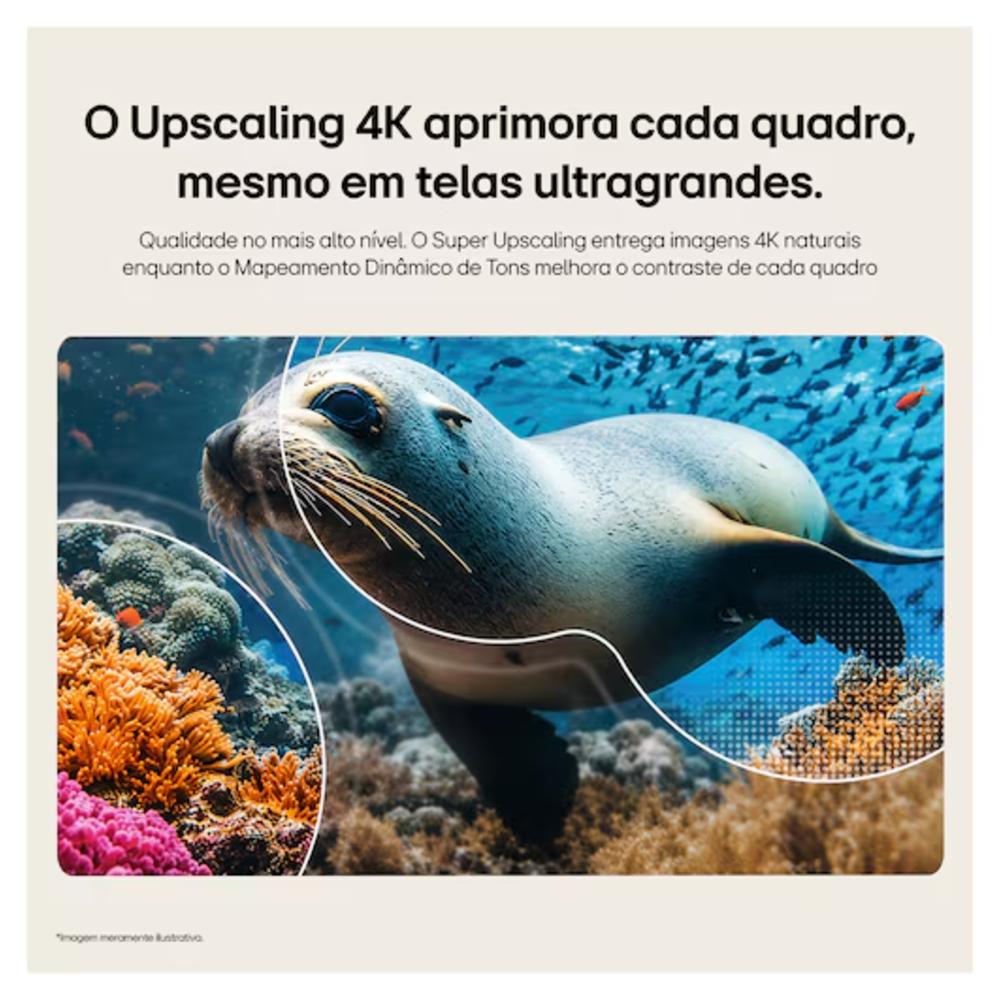 Smart TV LG 50 polegadas NU850 4K Nano Ultra HD AI 50NU850BPSA HDR10 Wifi webOS Dolby Digital