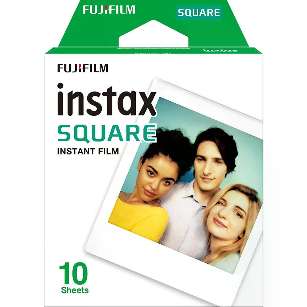 FILME INSTAX SQUARE BRANCO - PACK 10 POS