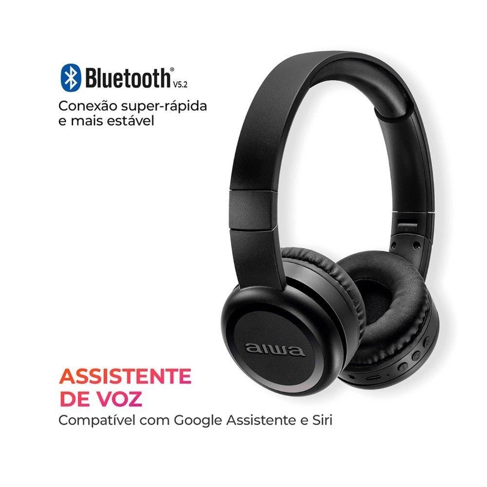 FONE DE OUVIDO HEADPHONE AIWA HP-03-B BL
