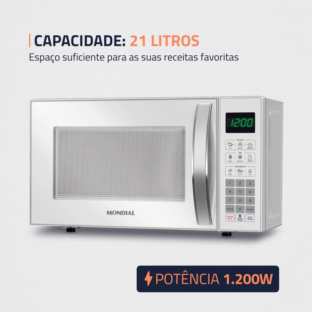 MICRO-ONDAS 1200W MO-01-21-W - 127V