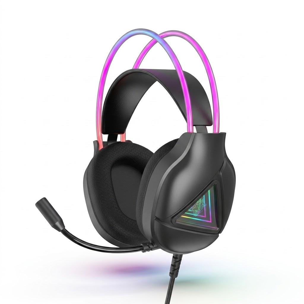 HEADSET GHE1001 COM FIO USB2.0 PRETO