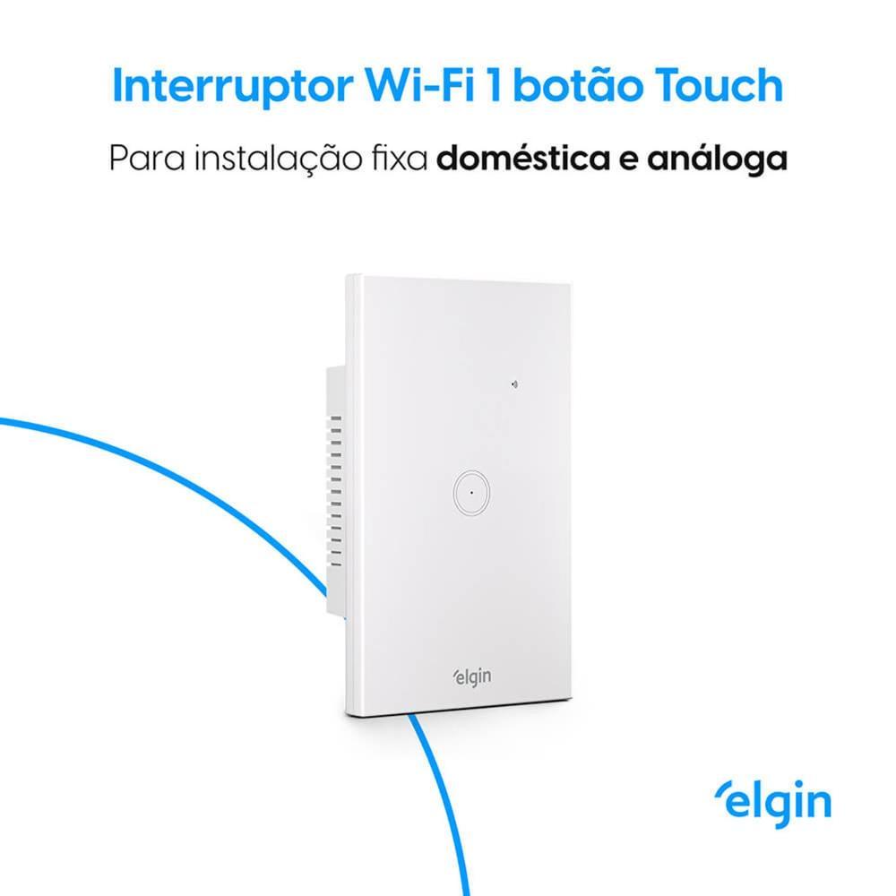 INTERRUPTOR INT WIFI  1  BOTÃO  TOUCH