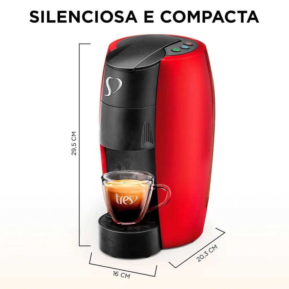 Cafeteira Expresso Lov 3 Corações 20039022 Vermelha 220V