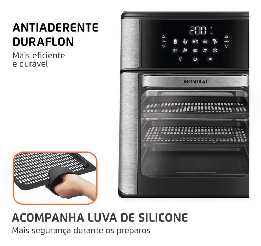 Fritadeira Air Fryer Oven 12L Mondial AFON-12L-BI 127V
